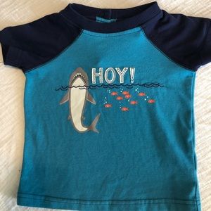 Rorie Whelan shark shirt